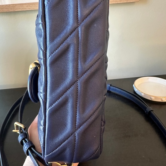 Coach Times Square Tabby Quilted Leather Shoulder Bag in Navy - Picture 10 of 11